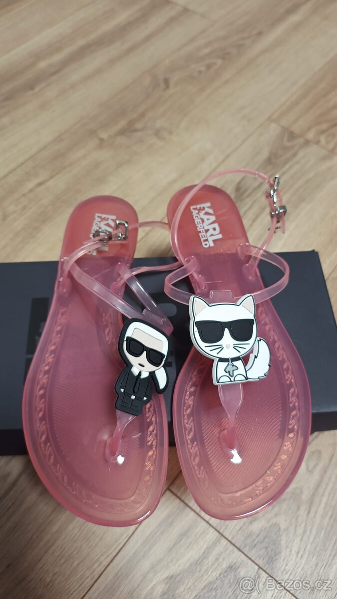 Nové originál sandály Karl Lagerfeld 38