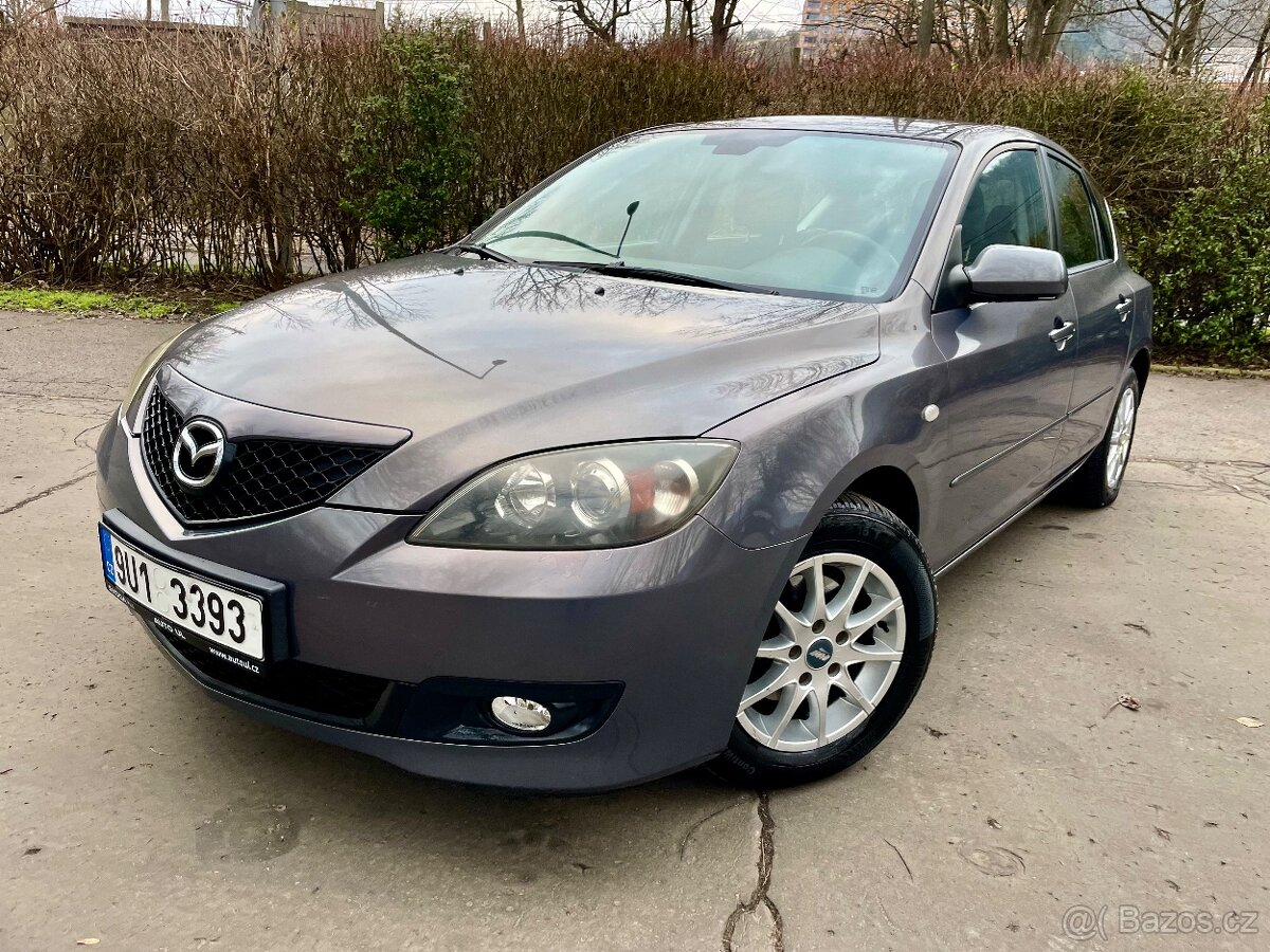 MAZDA 3 1.6 diesel , 80kW , r.v. 2007