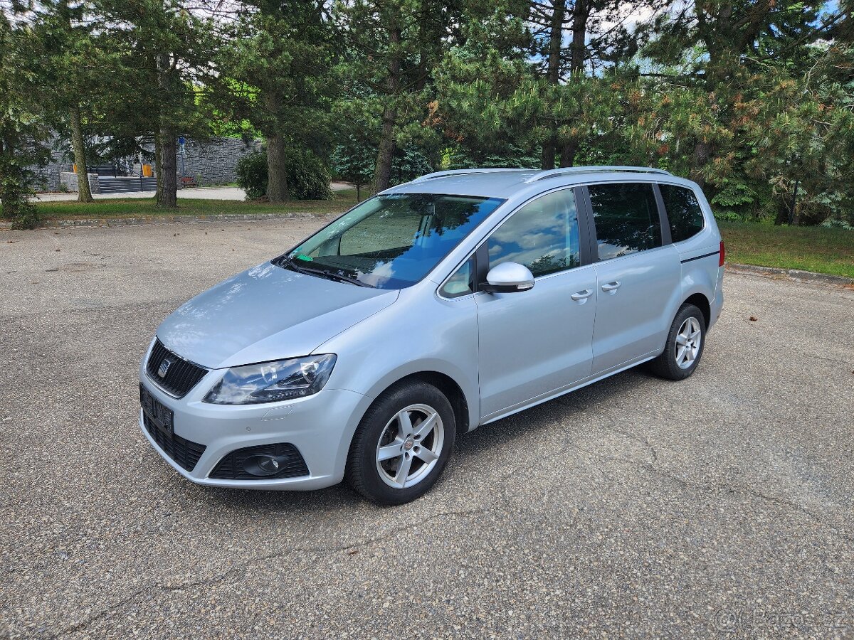 Alhambra DSG 6/2015, 2.0TDI 103kw 156000km, 7 míst, Navi