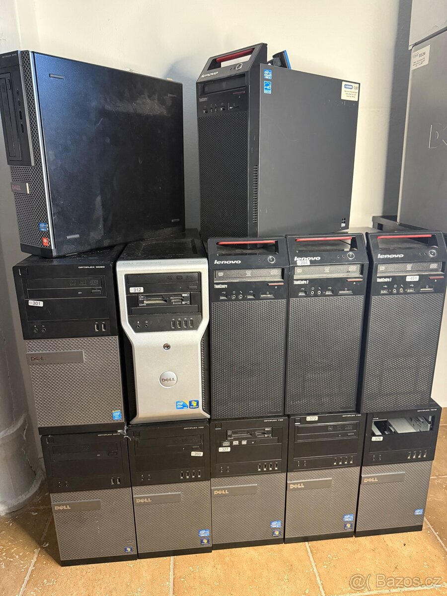 Lenovo, Dell (i3-i5) 2-4 generace.