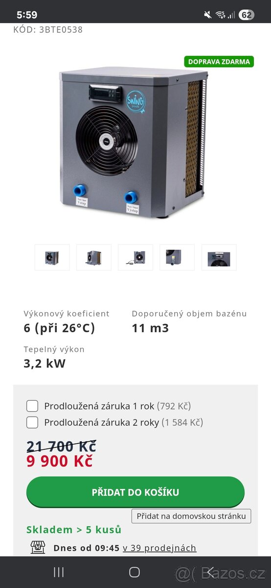 Mountfield tepelné čerpadlo