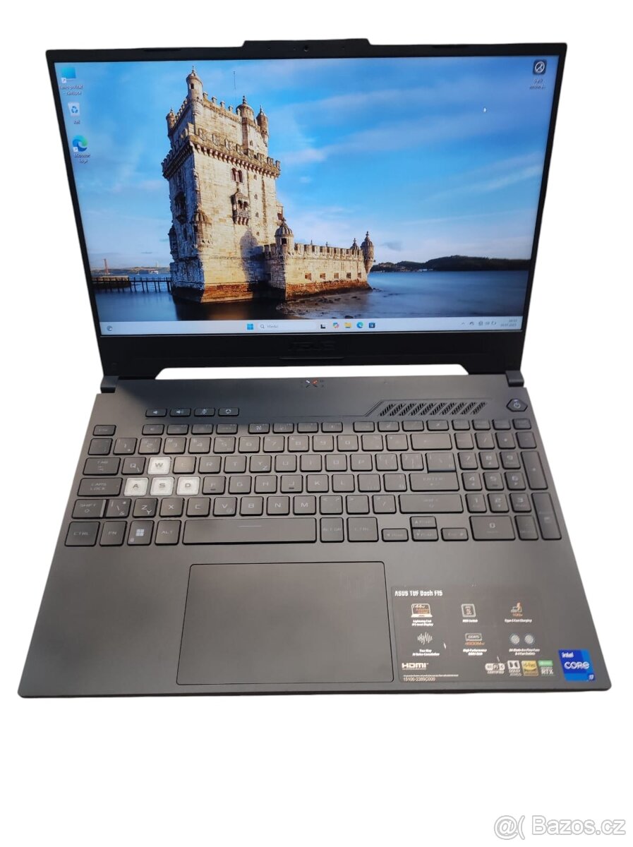 Asus TUF Dash FX517Z ( 12 měsíců záruka+Faktura )