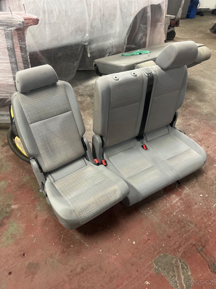 Vw Caddy 2K sedačky sedačka druhá řada