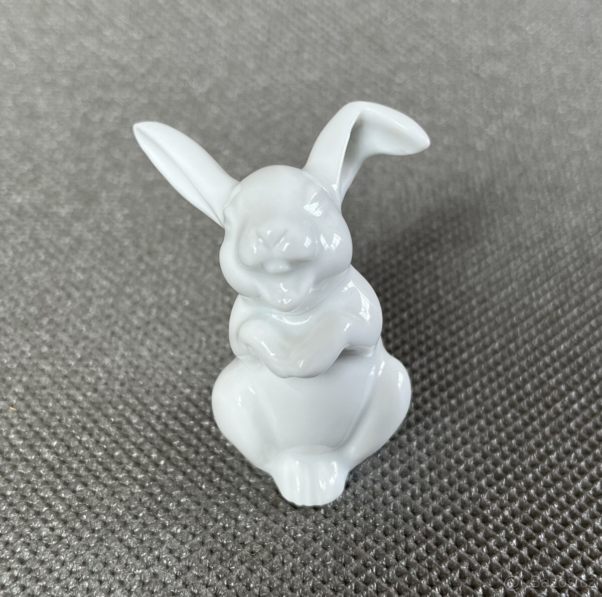 Rosenthal Porcelánová soška bílý zajíc, králík 5 cm