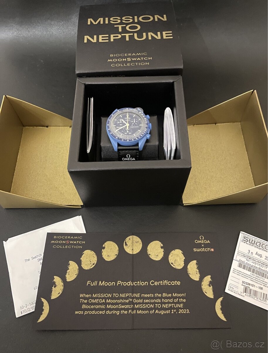 Omega & Swatch Neptune Moonshine Gold - LIMITOVANÁ EDICE