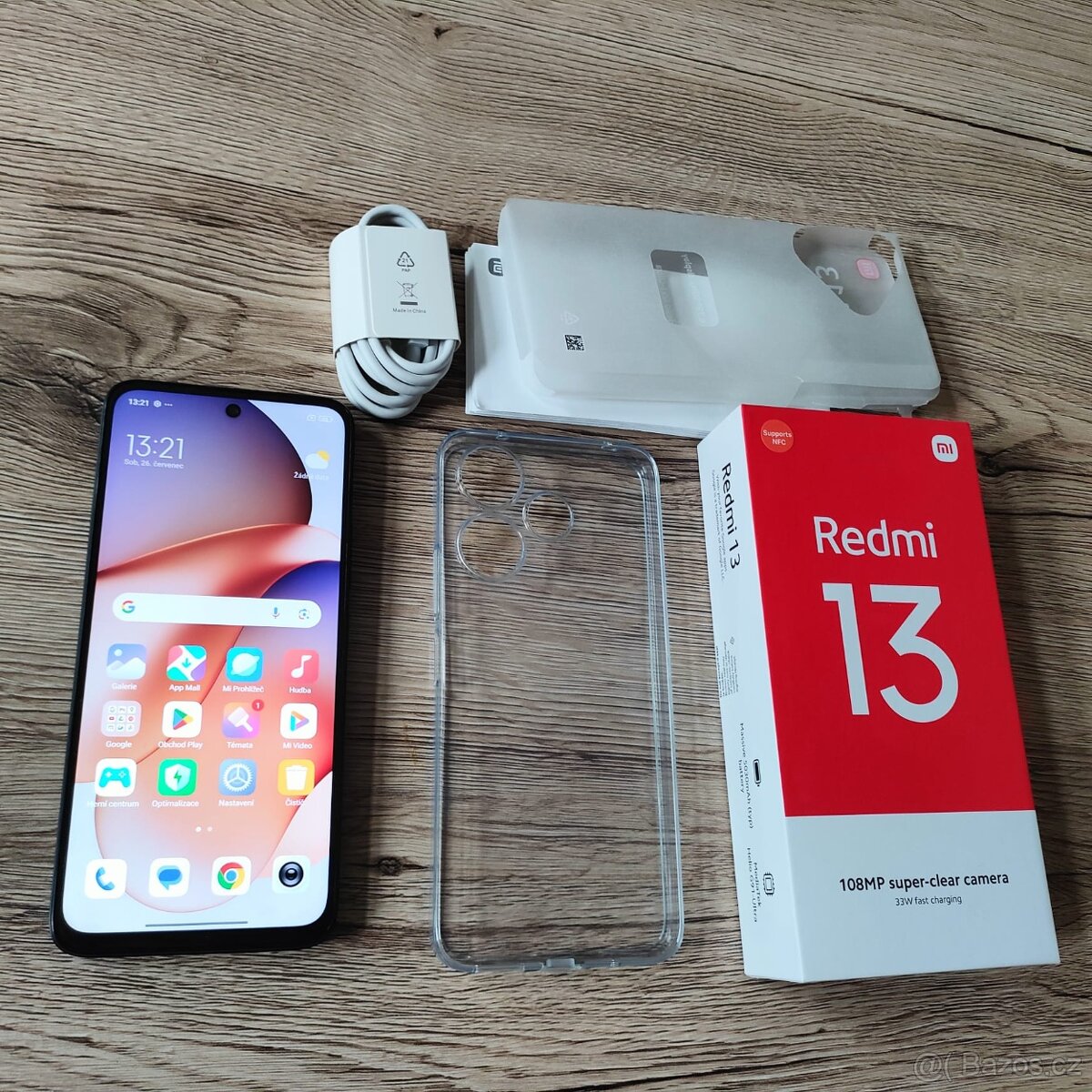 Xiaomi Redmi 13 6GB+2GB/128GB Midnight Black-Záruka