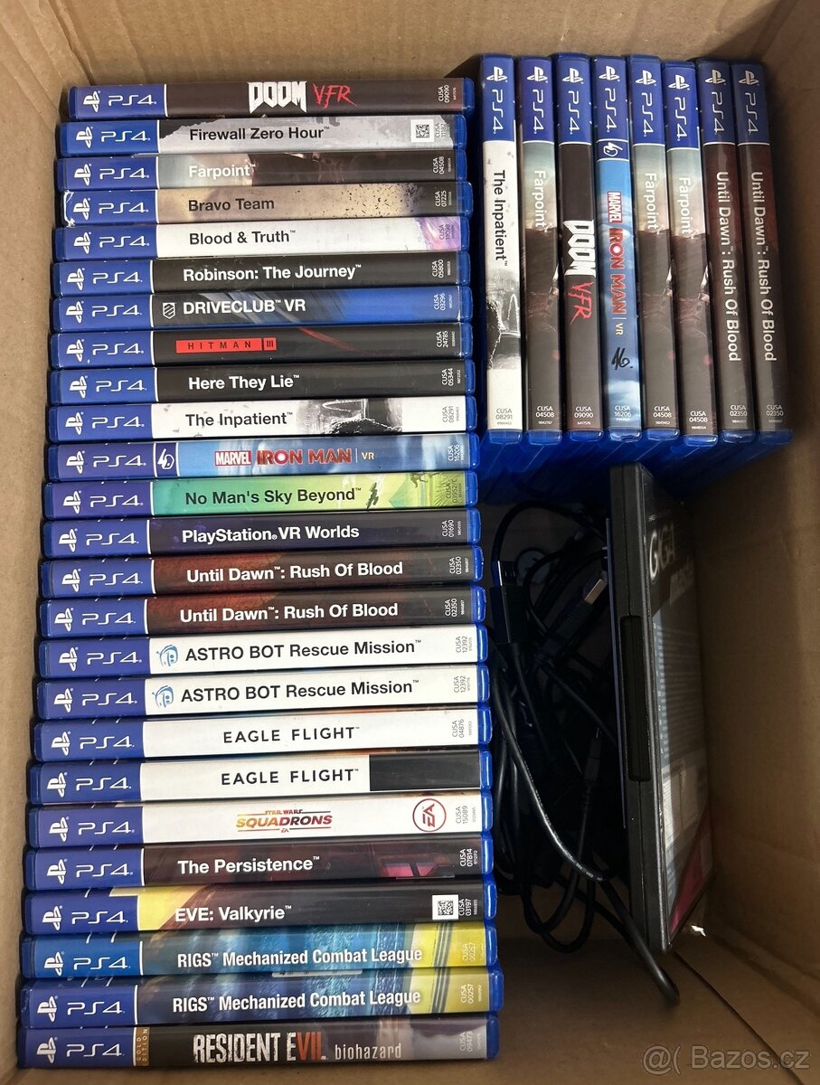 Hry ps4 , virtuální realita hry , playstation vr