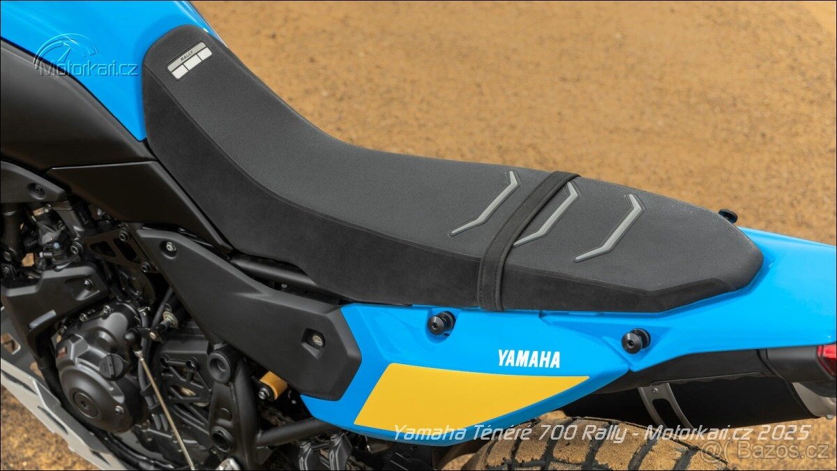 Nové sedlo Yamaha Tenere 700 Rally 2025