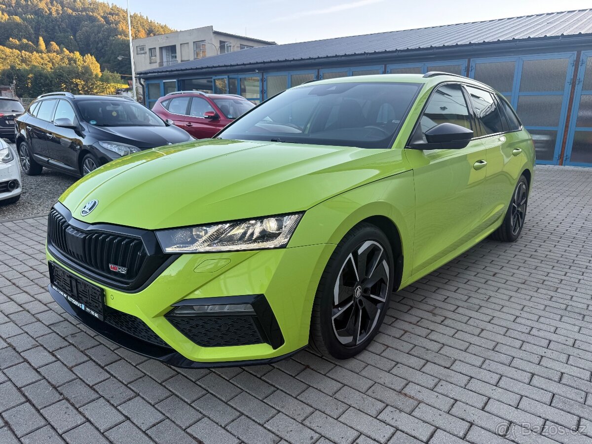 Škoda OCTAVIA IV RS TDi MATRIX VIRTUAL KAMERA WEBASTO 2023
