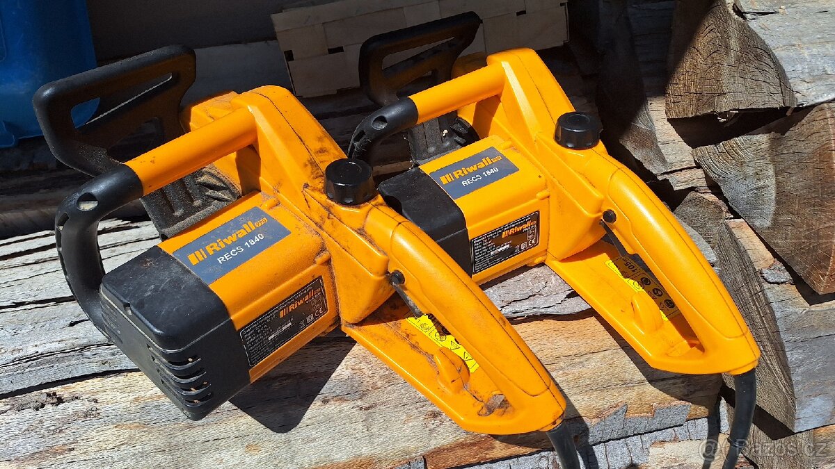 Riwall elektrická pila 2x zdarma