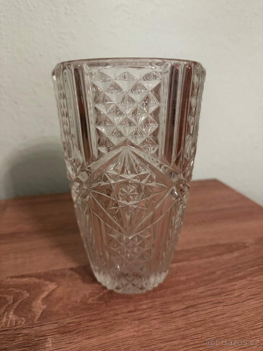 RETRO skleněná váza