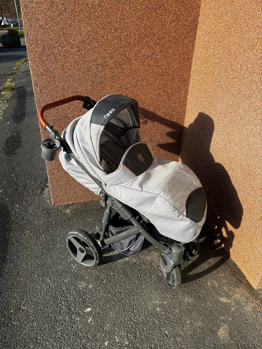 Kombi Kočárek Neso - šedivý