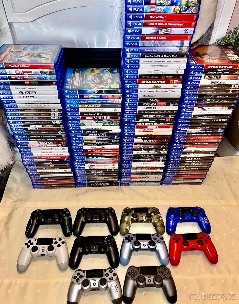Ovladače a hry k ps4 ps5