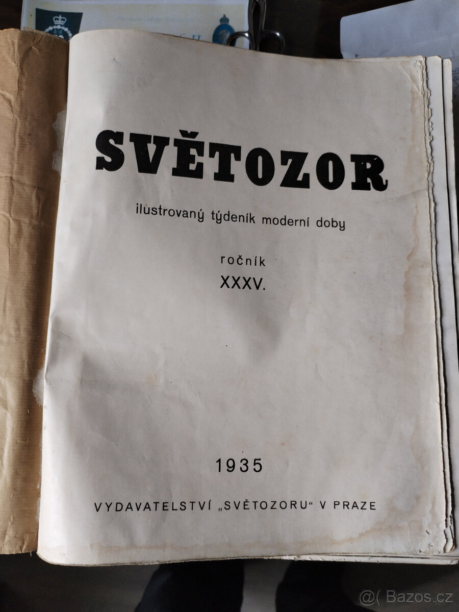 časopisy Světozor 1935-25 čísel