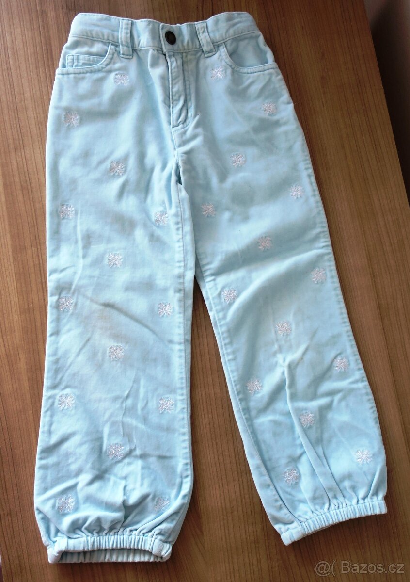 Kalhoty s výšivkami