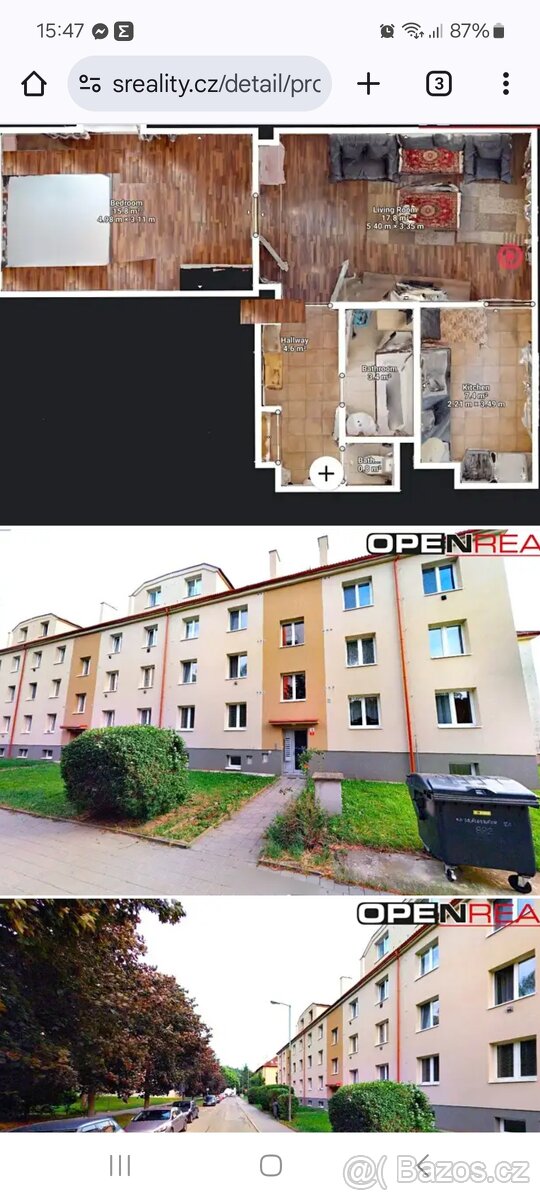 Prodám byt v Kuřimi