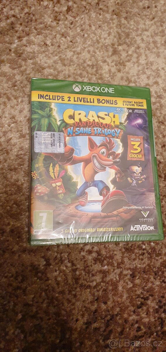 Xbox One Crash Bandicoot N Sane Trilogy nerozbalená