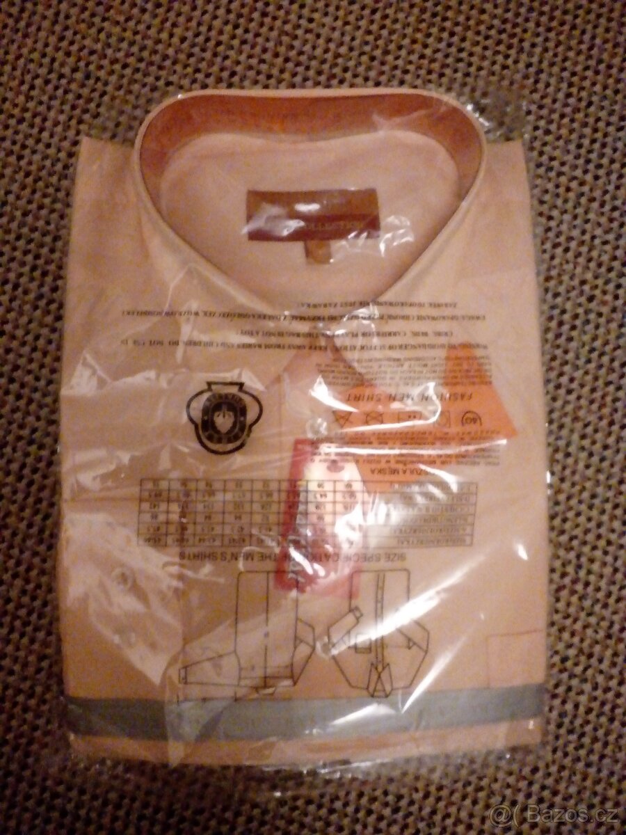Košile 45/46 broskvová