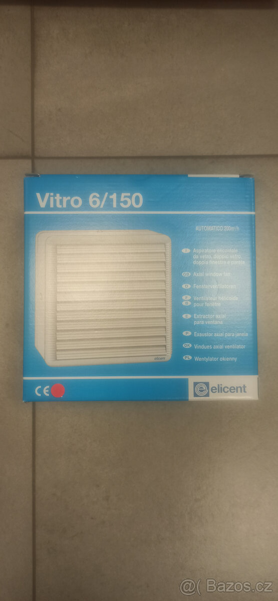 Nástěnný ventilátor VITRO od Elicentu