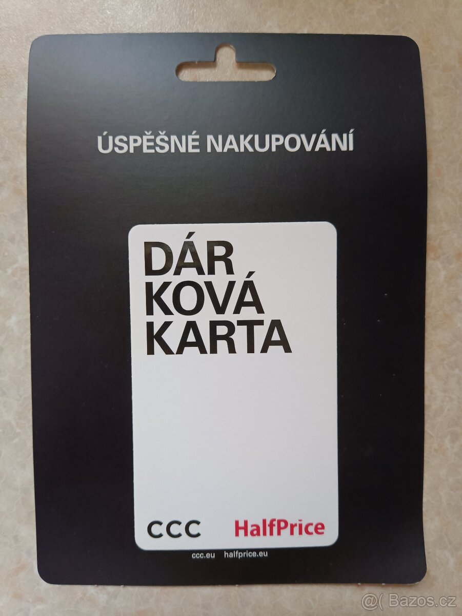 Dárkový poukaz do obuvi CCC