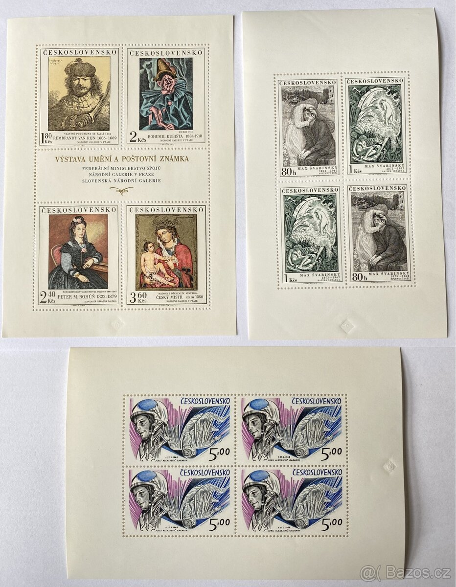 3x ARŠÍK ČESKOSLOVENSKO 1973 SVĚŽÍ