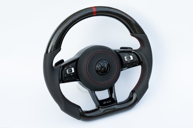 VOLANT VOLKSWAGEN R RLINE GTD GTI - KUZE / KARBON