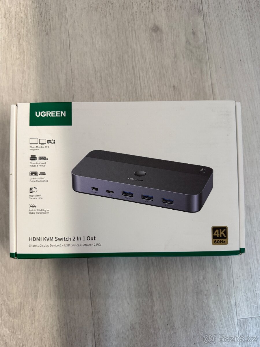 UGREEN HDMI 2.1 KVM Switch 2 In 1 Out
