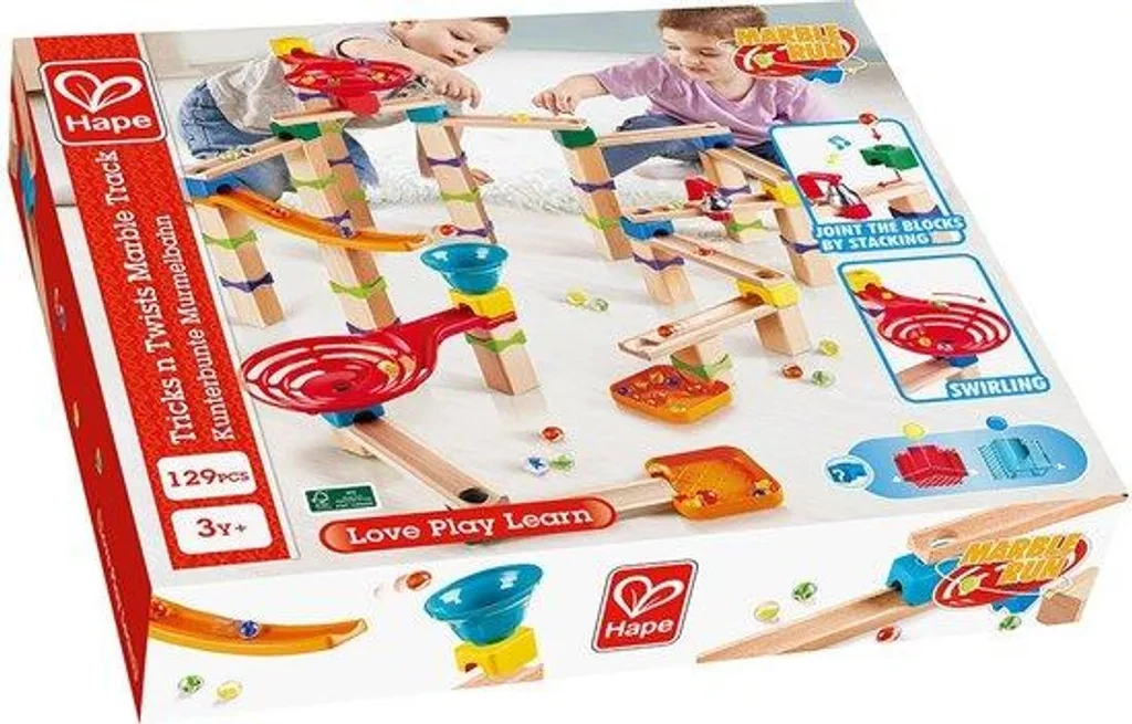Hape dřevěná kuličková dráha