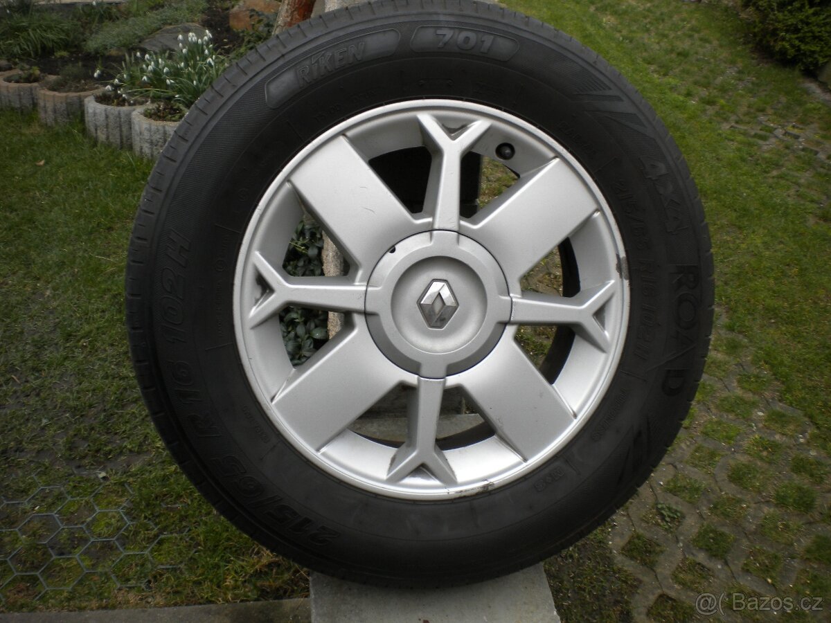 Prodám alu kola na Renault Scenic Rx4