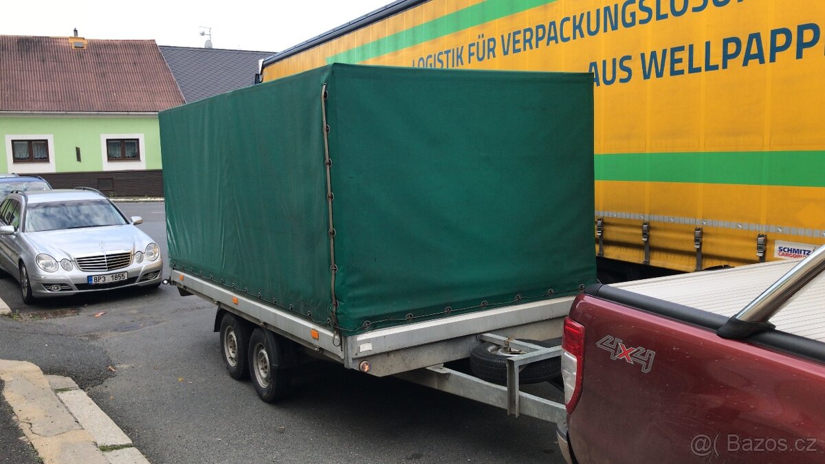 Dvouosy bržděný vozik Jinos