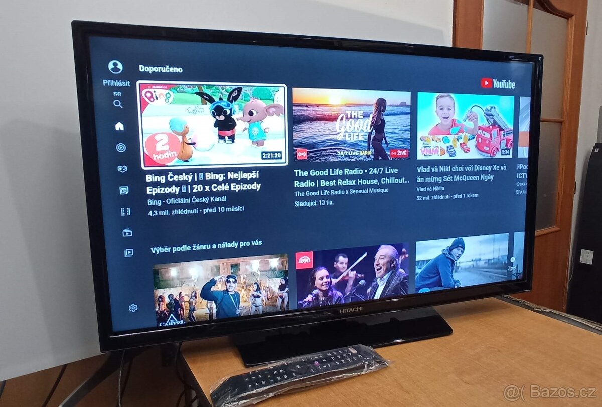 80cm SMART LED televize Hitachi 32HB4T61 / Youtube / Netflix