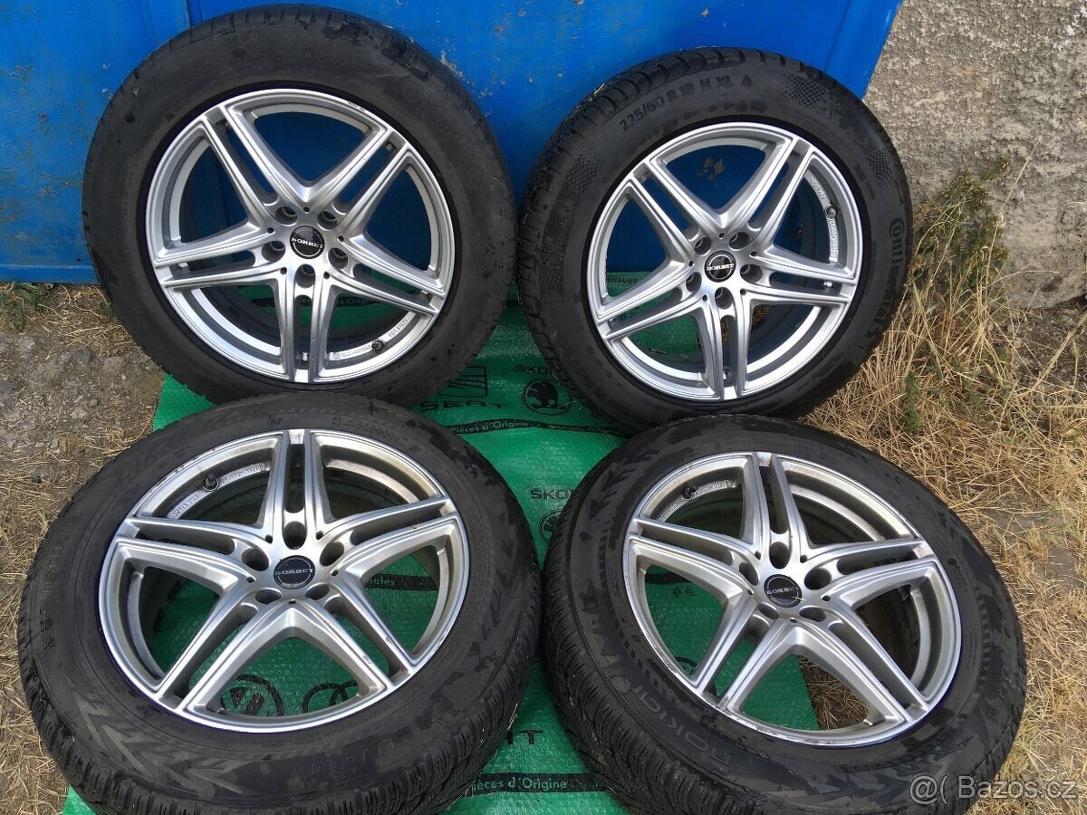 BMW G01 X3 ALU kola 225/60R18 zimní vzorek
