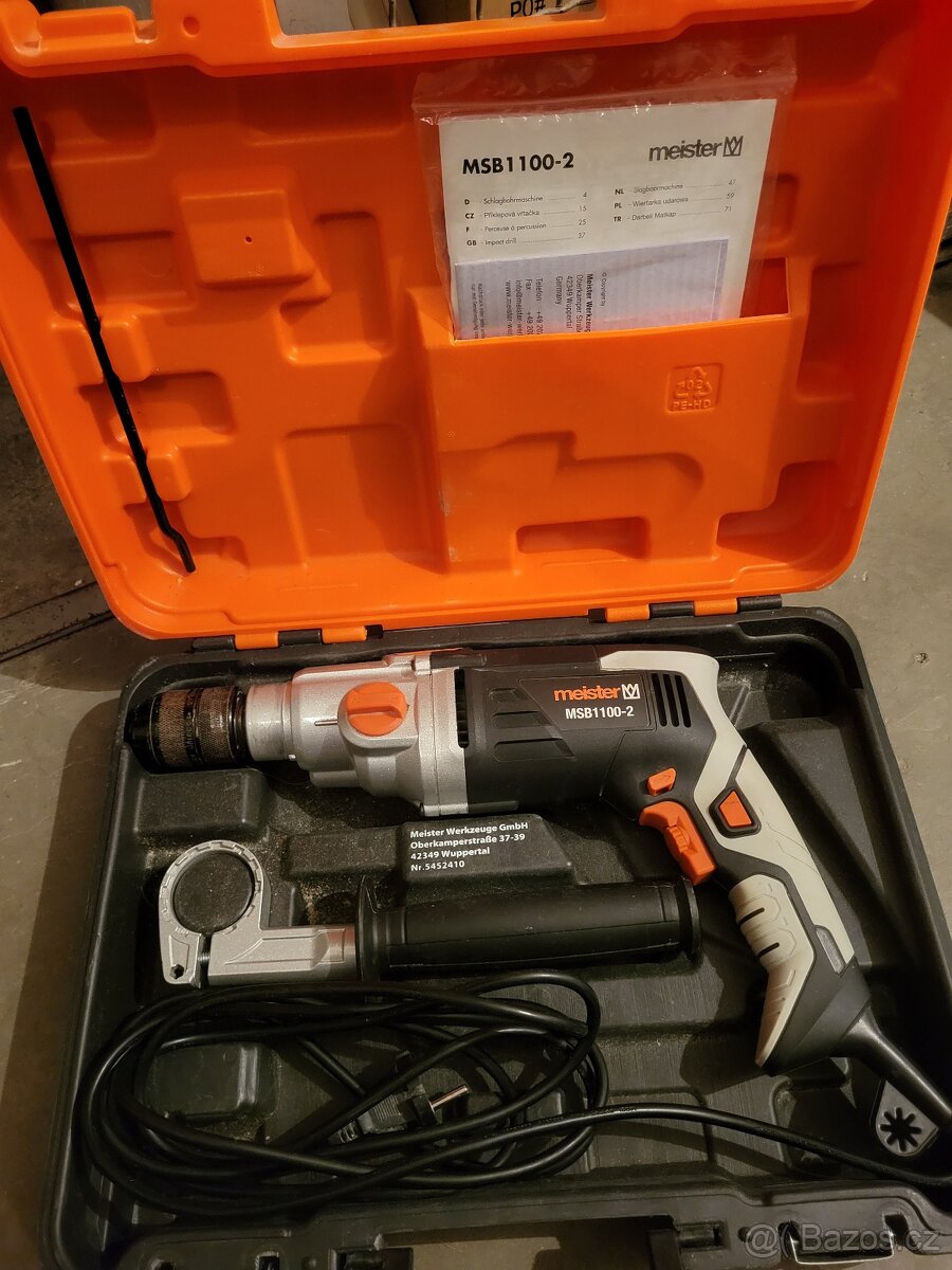 Příklepová vrtačka Meister MSB1100-2