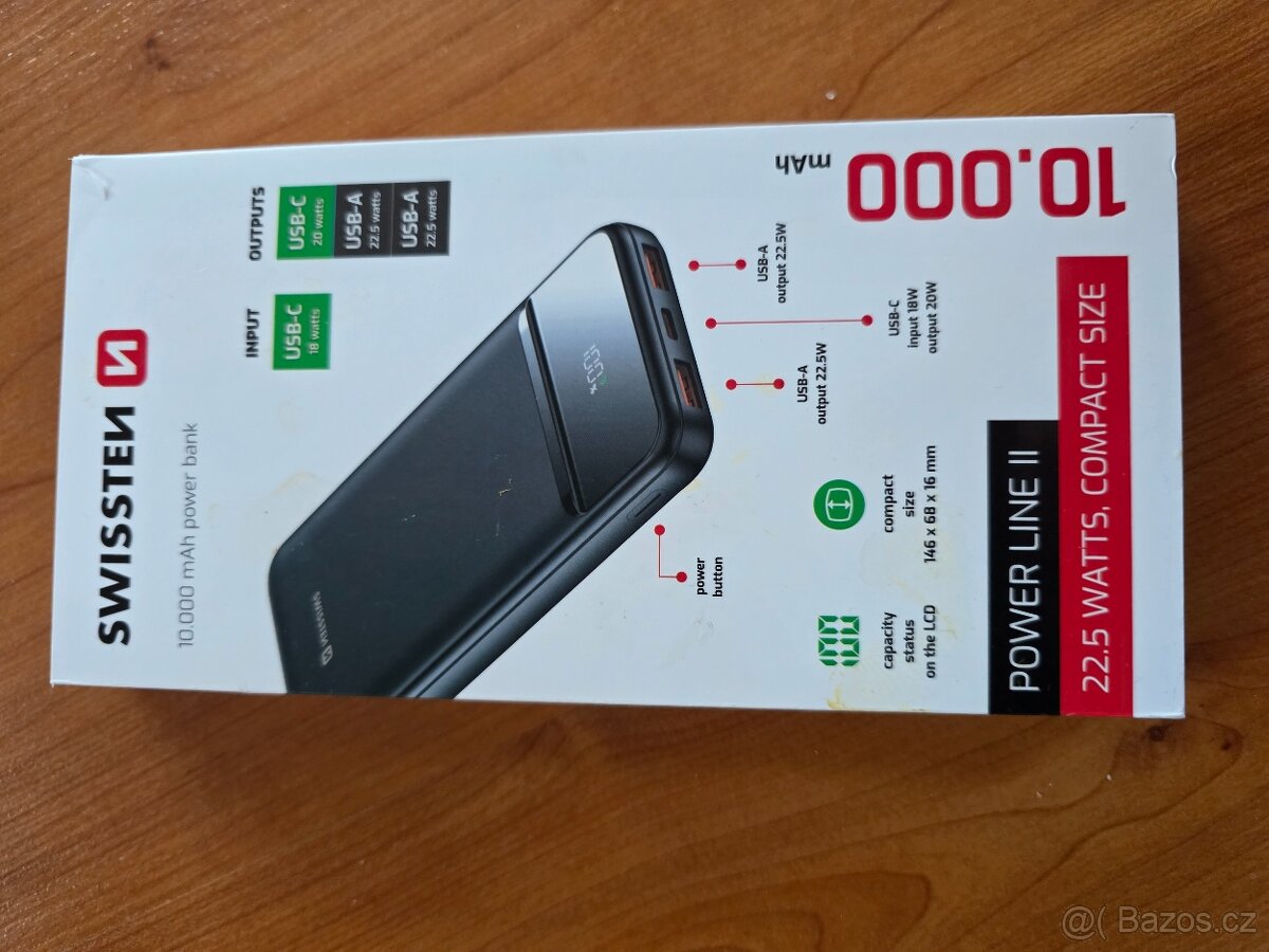 Swissten 10.000 mAh Power bank