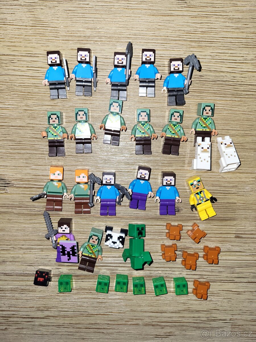 Minecraft lego figurky