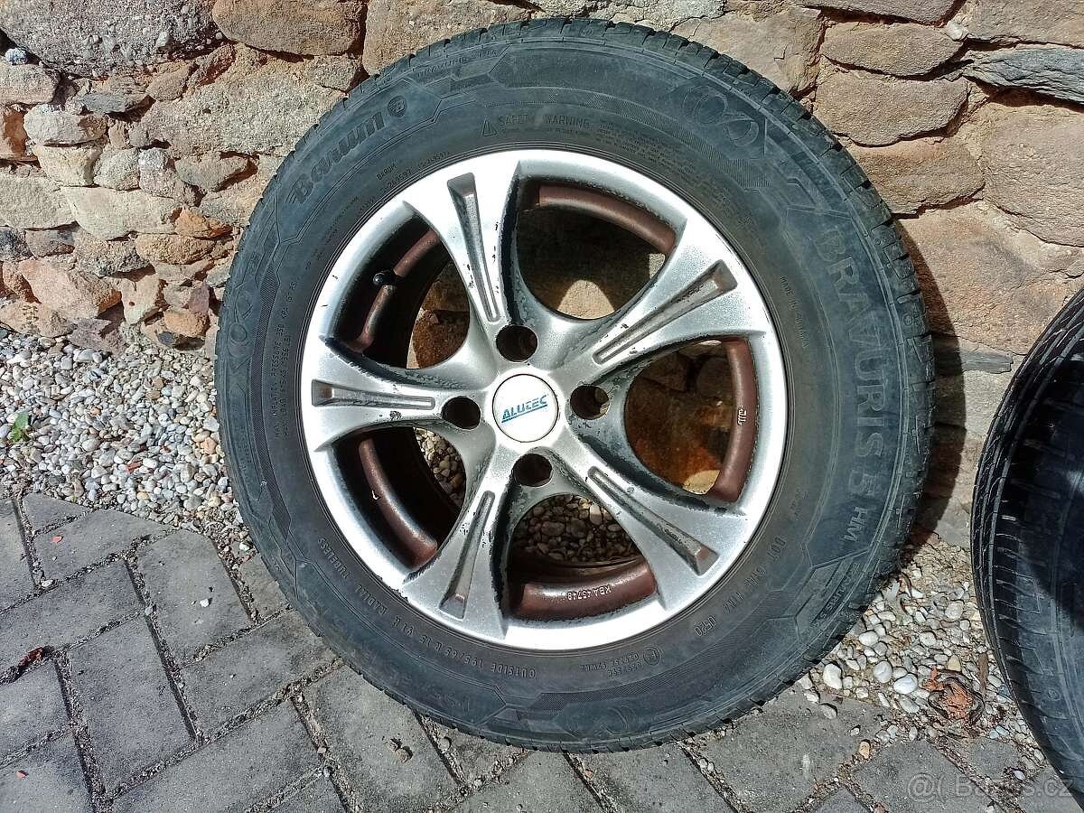 Prodám sadu letních kol ALUTEC 4x108 6,5Jx15