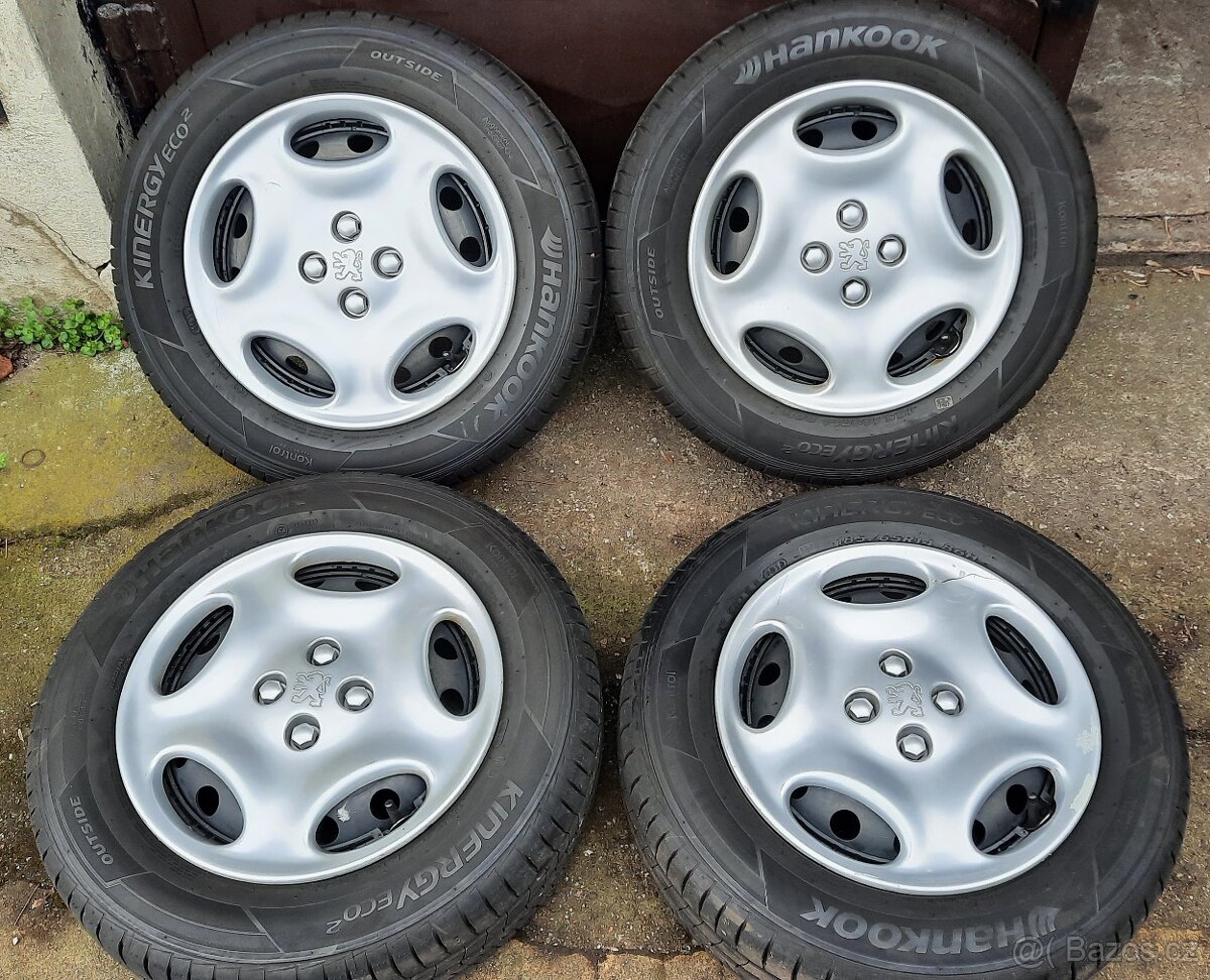 letní pneu 185/65/14 na disku 4x108 r14 Peugeot