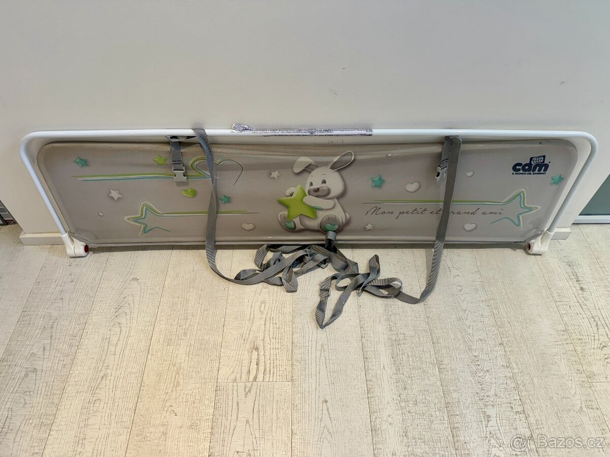 Dětská postelová zábrana s aretací - Chicco, délka 145cm