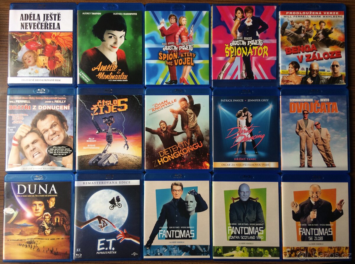 Filmy na BluRay, Blu-Ray disk FullHD Akce 4+1