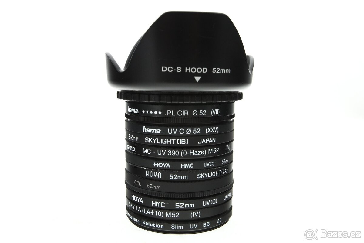 Filtry mix. 10ks 52mm + clona