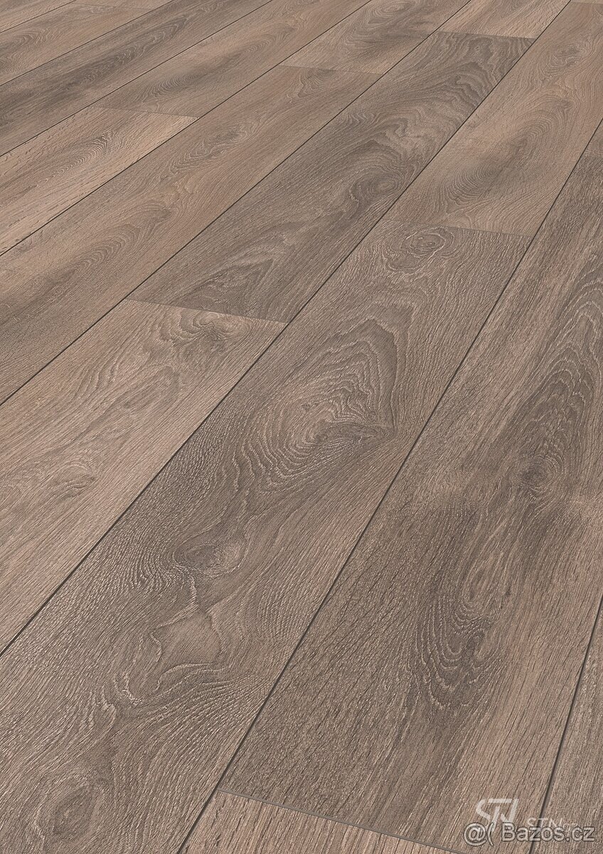 Laminátová plovoucí podlaha 110m2 dub mořený sleva 35%NOVÁ