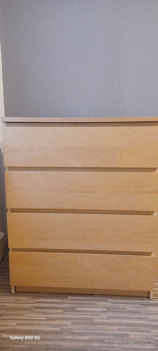 Komoda Ikea MALM š80 v100 hl 48 plně funkcni