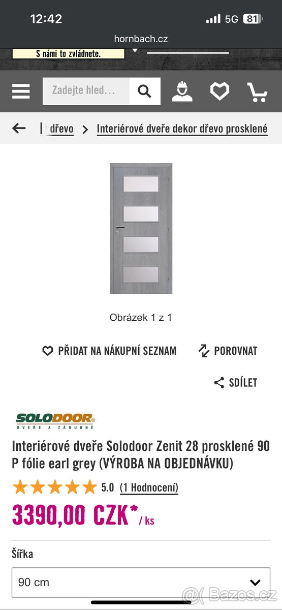 Interiérové dveře