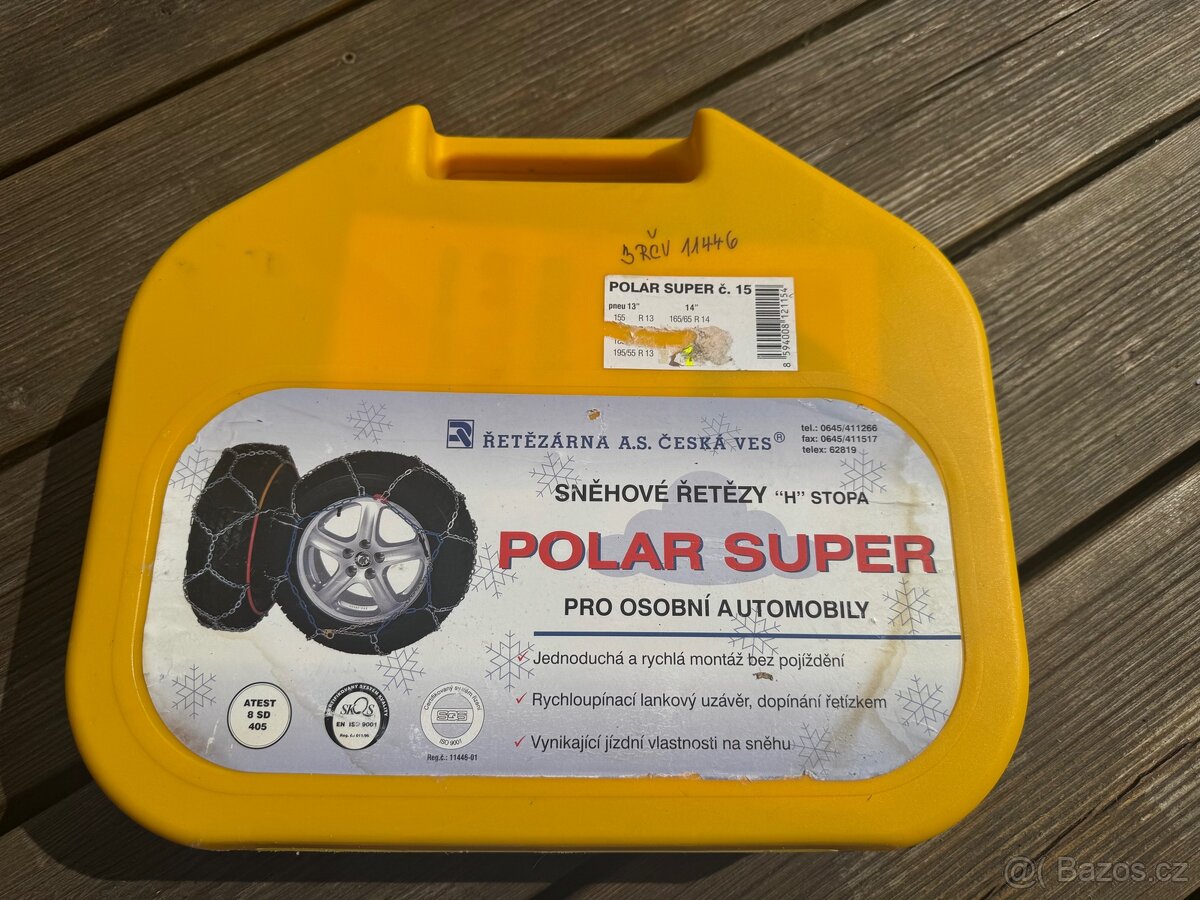 Sněhové řetězy pro pneu 12”-16”