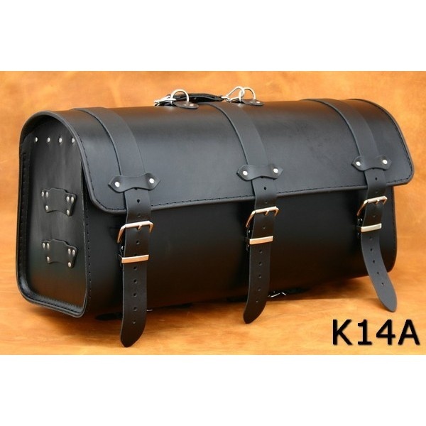 Kožený kufr - válec na chopper 60CM typ 14A,14B,14C