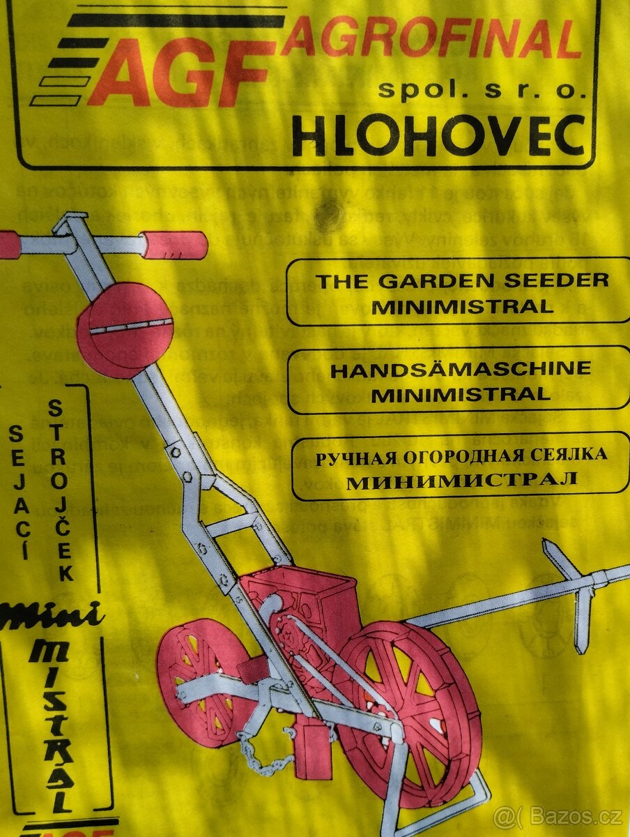 Ručná záhradná sejačka minimistral