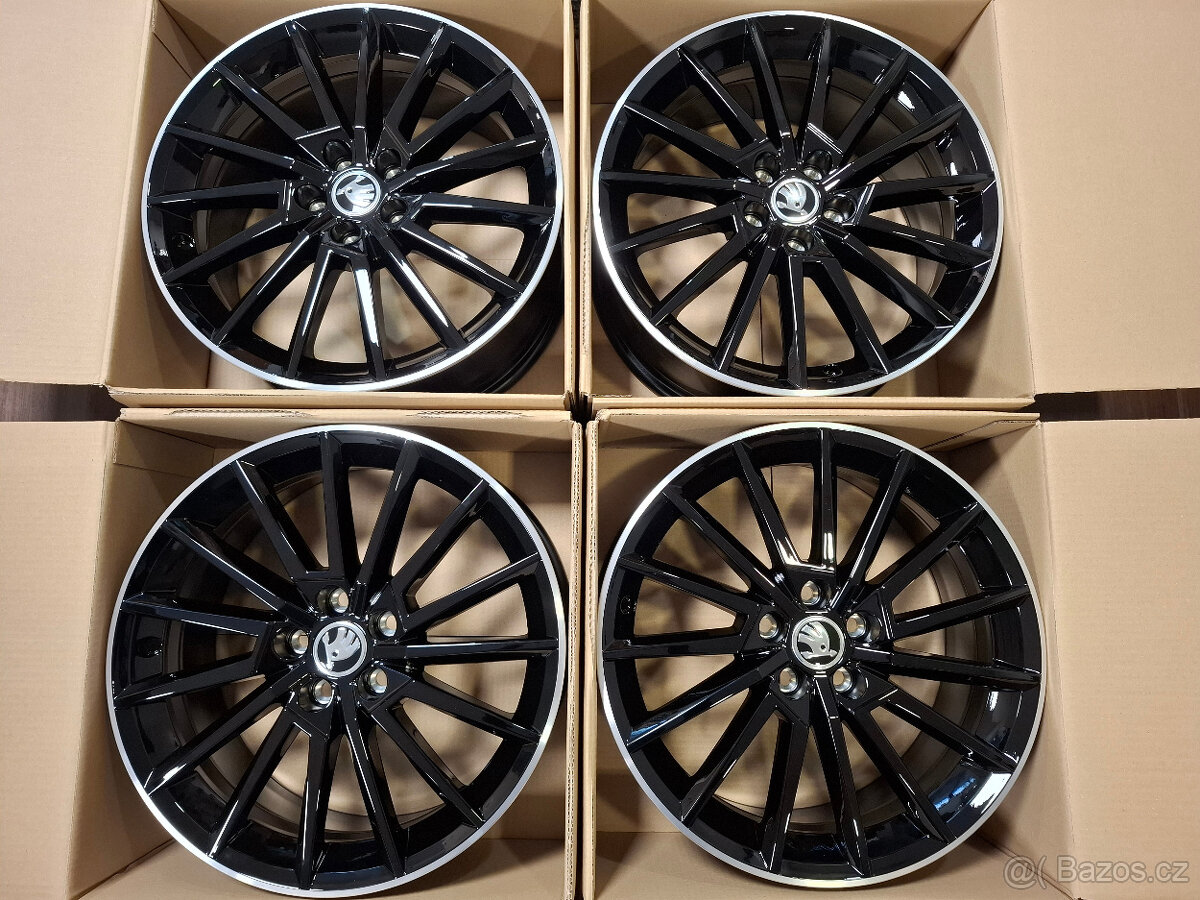 Nové orig. alu disky Škoda Fabia III, Rapid - 17" 5x100