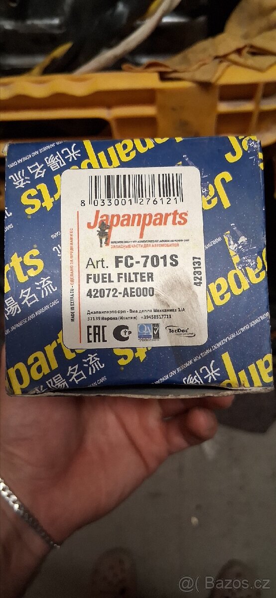 Palivový filtr subaru