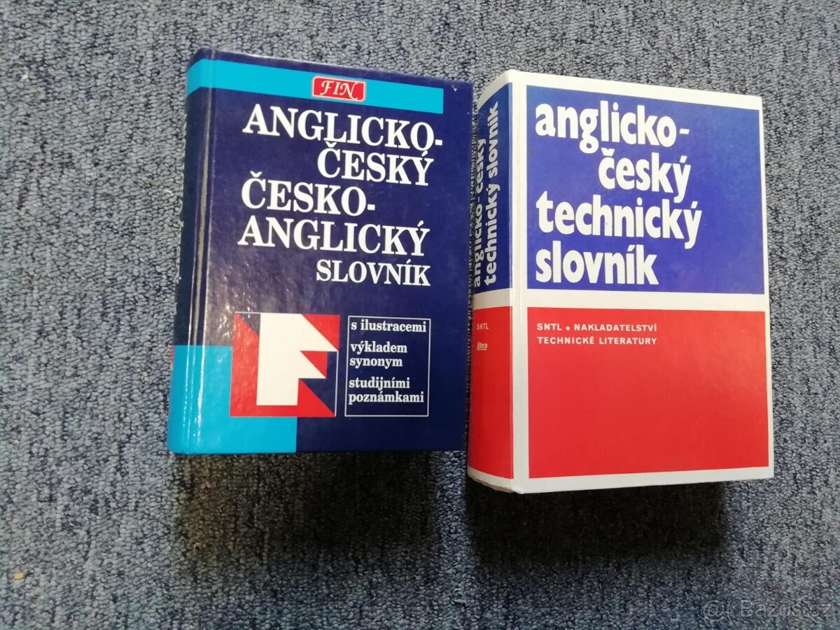 Anglicko-český,čes,-anglický slovník + Angl.- český technich