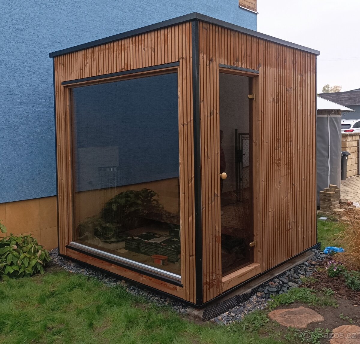 Sauna Marivox, venkovní finská sauna, zahradní sauna